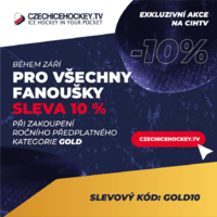 Czechicehockey.tv sleva gold10